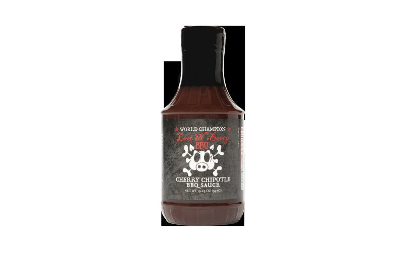 Loot N' Booty BBQ LB02100 BBQ Sauce, Cherry Chipotle, 19.25 oz Bottle