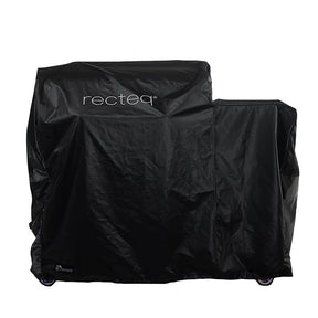 Recteq AC1200BBGC Grill Cover, 47-1/2 in W, 45 in D, 40 in H, Polyester/PVC, Black