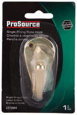 ProSource 20338BBX Square Corner Door Hinge, Steel, Polished Brass, Loose Pin, 180 deg Range of Motion