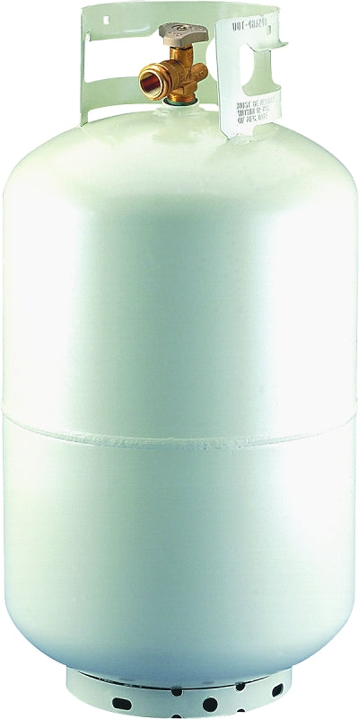 Worthington 296975 Propane Gas Cylinder, 30 lb Tank, Steel