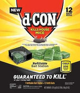 d-CON 98666 Refillable Bait Station, Sweetish Faint