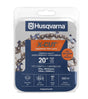 Husqvarna 581643604 Chainsaw Chain, 20 in L Bar, 0.05 ga, 0.325 in TPI/Pitch, 80-Link
