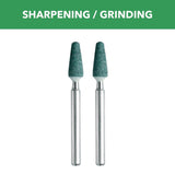 Dremel 3/16 in. D X 0.5 in. L Silicon Carbide Grinding Stone Cone 35000 rpm 2 pc