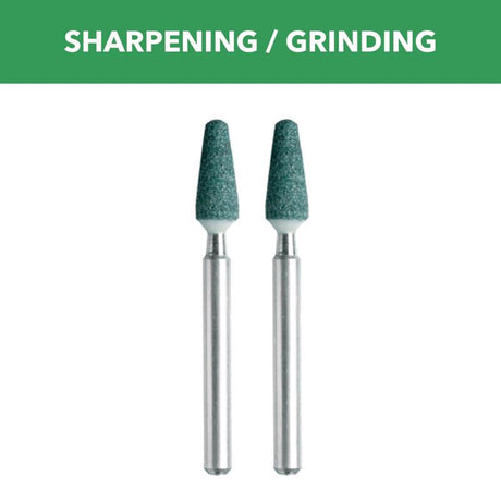 Dremel 3/16 in. D X 0.5 in. L Silicon Carbide Grinding Stone Cone 35000 rpm 2 pc