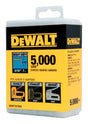 DEWALT T50 27/64 in. W X 5/16 in. L Narrow Crown Heavy Duty Staples 5000 pk