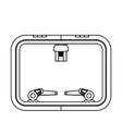 Lewmar 39930030 Low Profile Size 30 Rectangular Self Supporting Hatch
