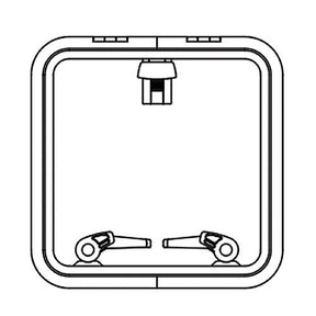 Lewmar 39944030 Low Profile Size 44 Rectangular Self Supporting Hatch