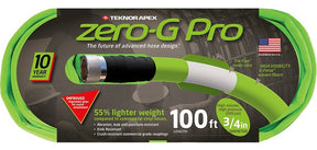 Zero-G Teknor Apex Series 4300-100 Coiled Hose, 100 ft L, 1800 lbf Pressure Class, Green
