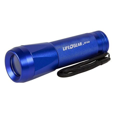 LifeGear LG09-60589-SA4 Flashlight, AAA Battery, LED Lamp, 160 Lumens, Narrow, Wide Beam, 1 hr Run Time, Assorted
