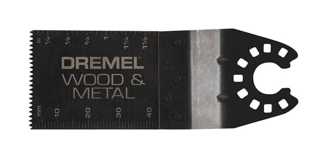 Dremel Multi-Max 1-1/4 in. Bi-Metal Wood and Metal Flush Cut Blade 1 pk, Pack of 2