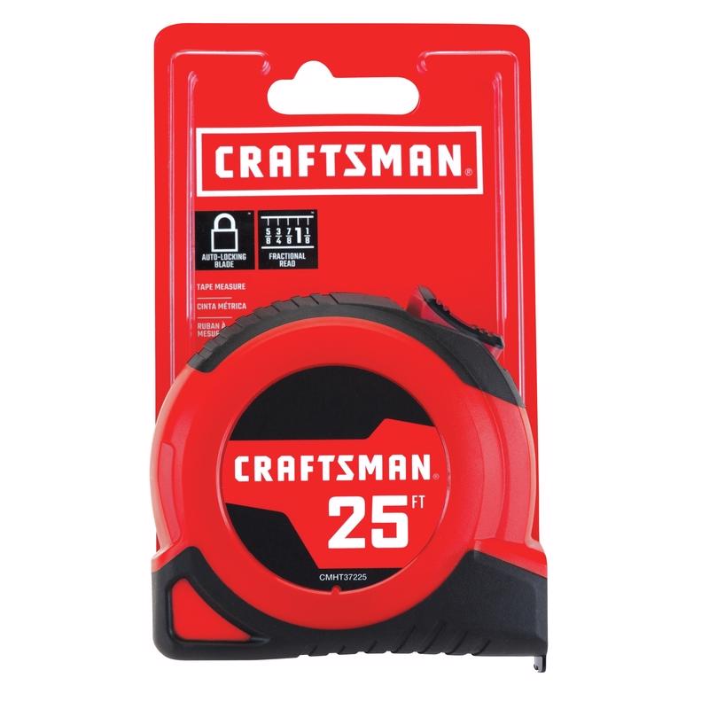 Craftsman 25 ft. L X 1 in. W Tape Measure 1 pk