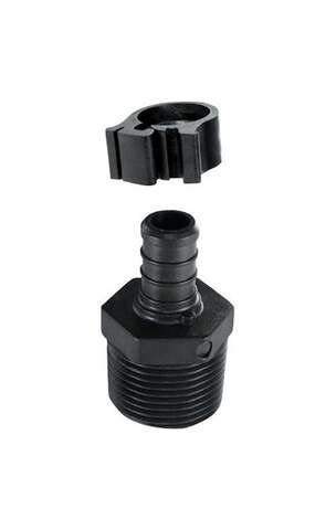 Flair-It PEXLock 1/2 in. PEX X 3/4 in. D MPT Plastic Adapter