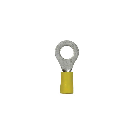 Battery Doctor Yellow Vinyl Insulated Ring Terminal, 10-12 AWG, 25/Pk.