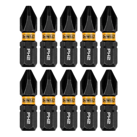 DeWalt FlexTorq Phillips #2 X 1 in. L Insert Bit Steel 10 pc