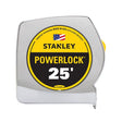 STANLEY PowerLock 25 ft. L X 1 in. W Compact Tape Measure 1 pk