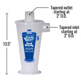 Oneida Air Systems Dust Deputy 13.5 in. L X 7 in. W X 8 in. D DIY Wet/Dry Vac Cyclone Separator Kit