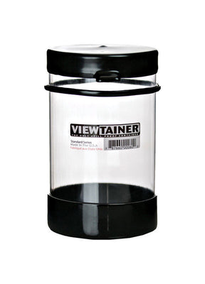 Viewtainer 4 in. W X 6 in. H Tethered Top Container Plastic Black, Pack of 6