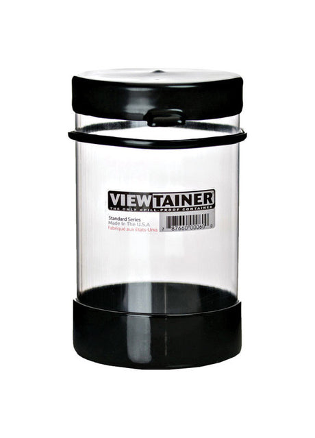 Viewtainer 4 in. W X 6 in. H Tethered Top Container Plastic Black, Pack of 6