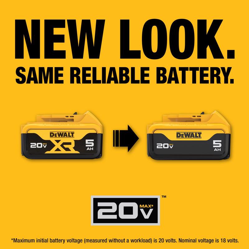 DeWalt 20V MAX DCB205 5 Ah Lithium-Ion Battery 1 pc
