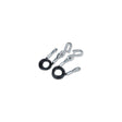 Tie Down Engineering 59541 36″ Black Vinyl Jacketed Hitch Cables With ″S″ Hooks - Sold as Pair