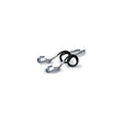 Tie Down Engineering 36″ Black Vinyl Jacketed Hitch Cables With ″S″ Hooks - Sold as Pair