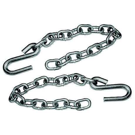 Tie Down Engineering Safety Chain With S-Hooks - Sold as Pair
