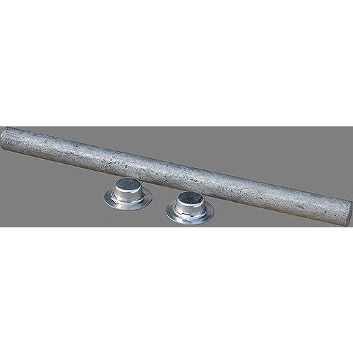 Tie Down Engineering Galvanized Roller Shaft w/Pal Nuts