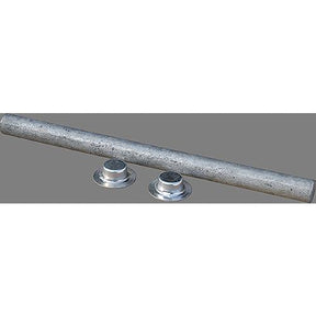 Tie Down Engineering Galvanized Roller Shaft w/Pal Nuts