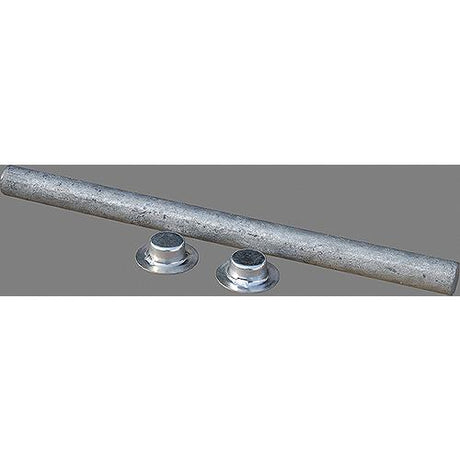 Tie Down Engineering Galvanized Roller Shaft w/Pal Nuts