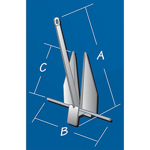 Tie Down Engineering Danforth Hi-Tensile Anchor