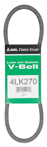 Mitsuboshi Super KB Standard V-Belt 0.5 in. W X 27 in. L For Riding Mowers