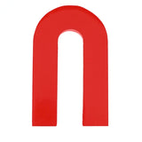 Magnet Source 2.375 in. L X 1.187 in. W Red Horseshoe Magnet 3 lb. pull 1 pc