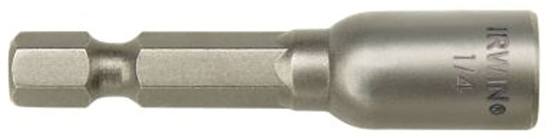 Irwin 94712 Nutsetter, 1/4 in Drive, Lobular Drive, 1-7/8 in L, 1/4 in L Shank, Hex Shank, 1/PK, Pack of 10