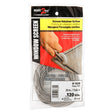 Make-2-Fit P 7630 Screen Retainer Spline, 0.12 in D, 25 ft L, Vinyl, Gray, Round