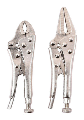 Home Plus 4-3/4 in. Carbon Steel Two Piece Locking Pliers Set, Pack of 6