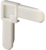 Prime-Line PL 14260 Square Cut Screen Frame Corner, 3/4 x 7/16 in Dimensions, White, For: PL14042 Screen Frame, 100 BX