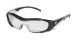 Safety Works Hellion Anti-Fog Safety Glasses Clear Lens Black Frame 1 pc, Pack of 12