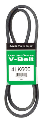 Mitsuboshi Super KB Standard V-Belt 0.5 in. W X 60 in. L For Riding Mowers