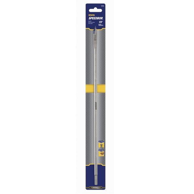 Irwin Speedbor 3/8 in. X 16 in. L Carbon Steel Wood Boring Bit Hex Shank 1 pc