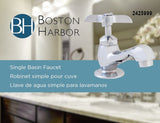 Boston Harbor LB61 Lavatory Faucet, 1-Handle, Brass, Chrome