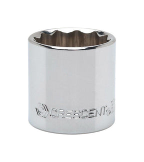 Crescent 1/2 in. X 3/8 in. drive SAE 12 Point Standard Socket 1 pc