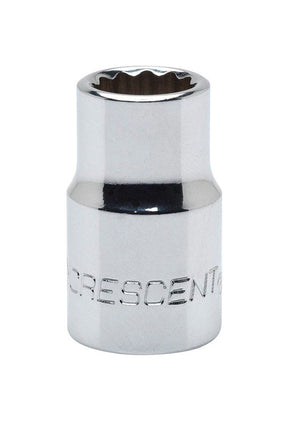 Crescent 18 mm X 3/8 in. drive Metric 12 Point Standard Socket 1 pc