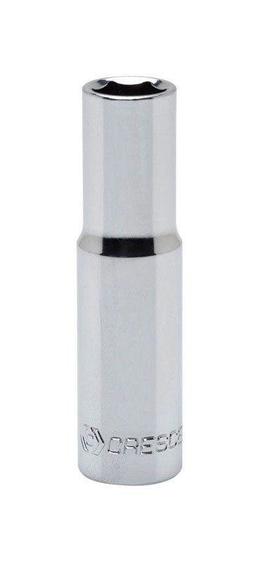 Crescent 10 mm X 3/8 in. drive Metric 6 Point Deep Socket 1 pc