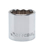 Crescent 1 in. X 3/4 in. drive SAE 12 Point Standard Socket 1 pc