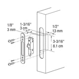 Prime-Line E 2164 Sliding Door Lock, Steel, Zinc