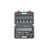 Crescent 3/8 in. X 3/8 in. drive Metric/SAE 6 and 12 Point Mechanic's Tool Set 57 pc