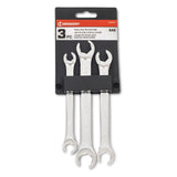 Crescent SAE Flare Nut Wrench Set 7.7 in. L 3 pk