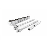Crescent 3/4 in. drive SAE 6 and 12 Point Mechanic's Tool Set 14 pc