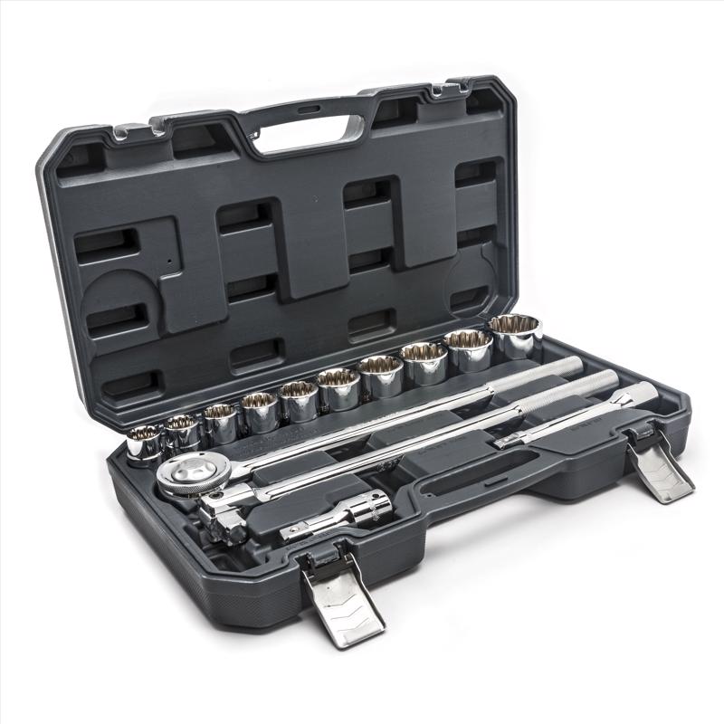 Crescent 3/4 in. drive SAE 6 and 12 Point Mechanic's Tool Set 14 pc