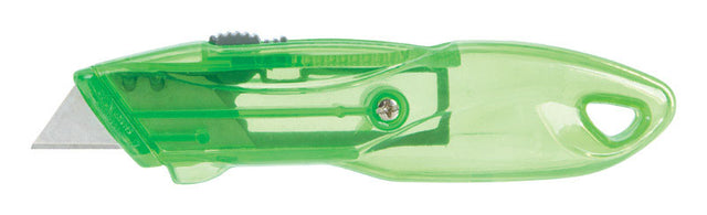Home Plus Retractable Utility Knife Green 1 pc, Pack of 12